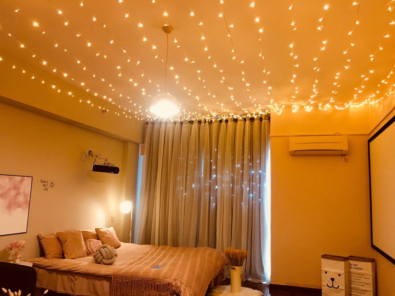 粉色一室大床房