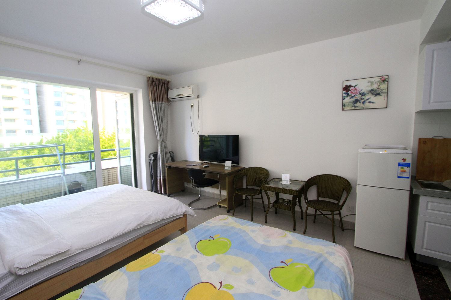 精致精装一室二床房(无窗)