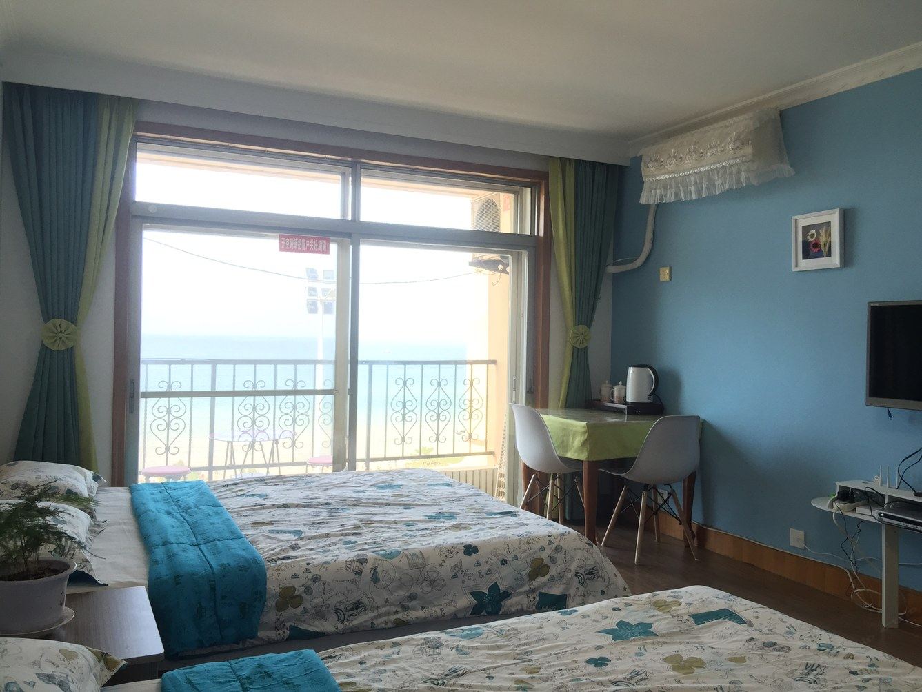 威海国际海水浴场海景花园公寓民宿(7号店)