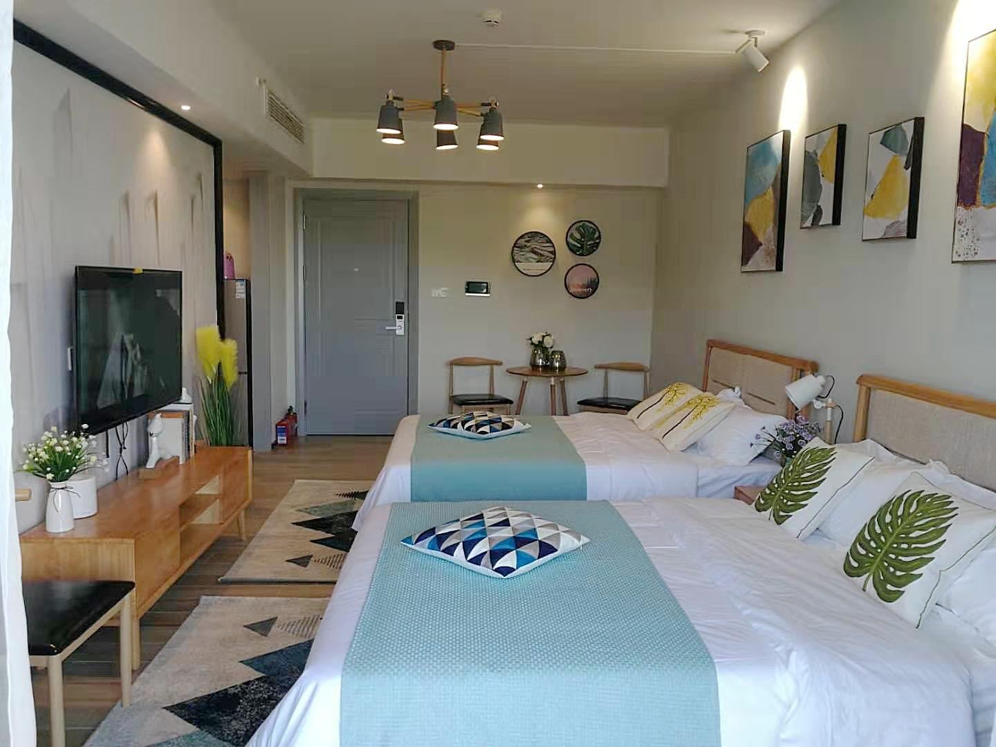 湖光山色自然舒适双床房