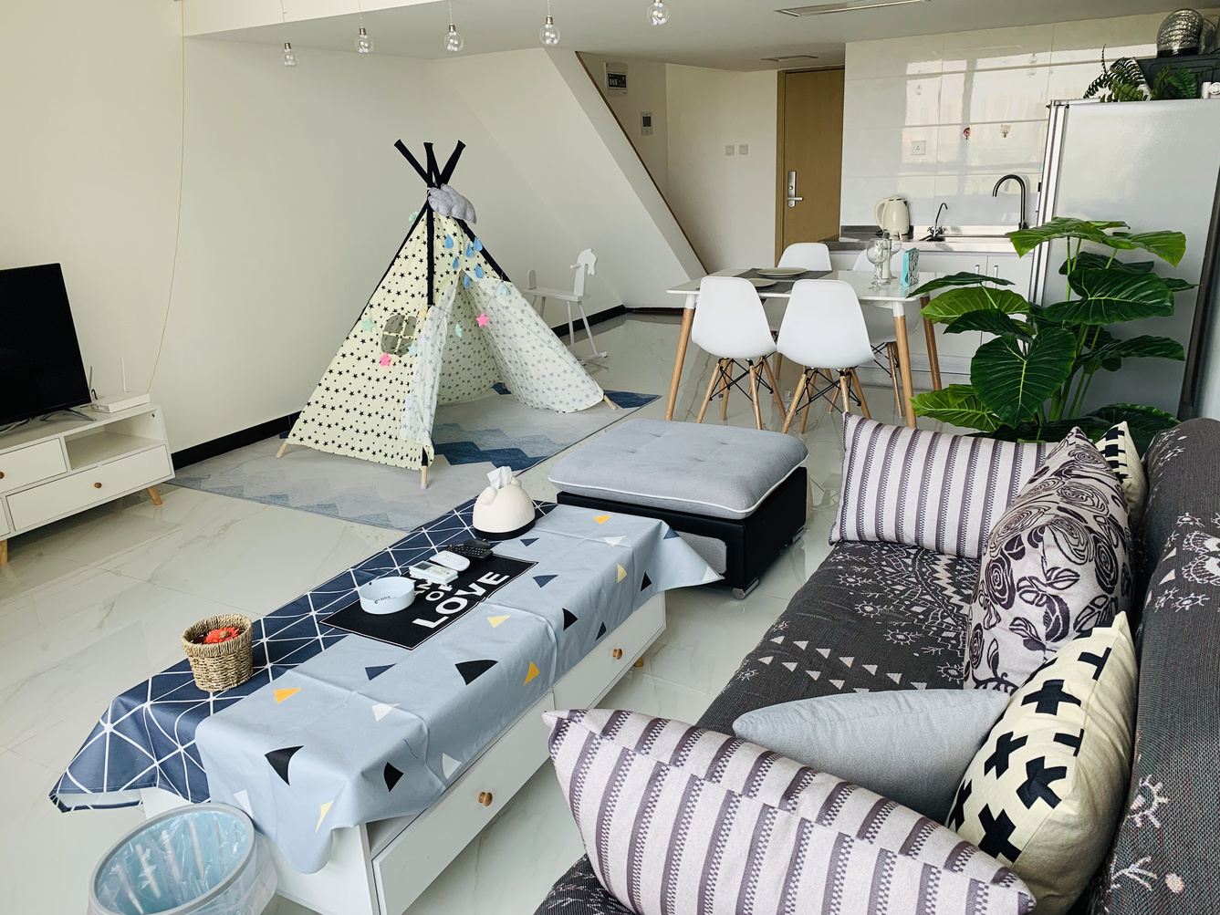 舒适loft一室一厅套房