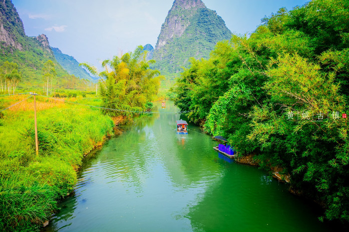 古风壁纸山水风景手绘