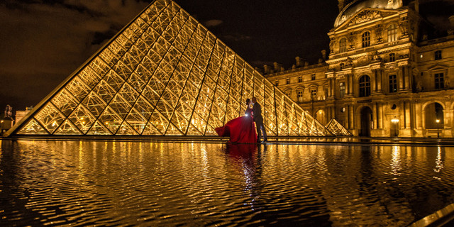 法国巴黎婚纱旅拍2日游 6套服装6组造型,自带