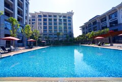 室外恒温泳池 酒店模块