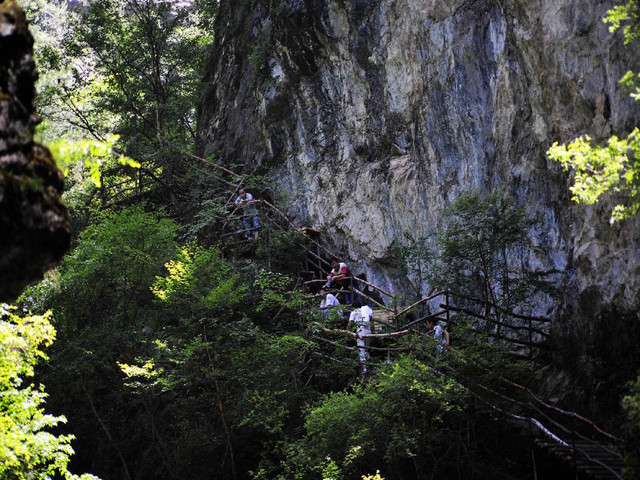 【大墩峡】位于甘肃省临夏回族自治州积石山县大河家镇.