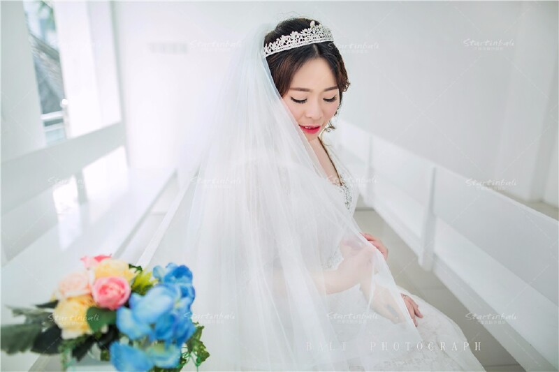 拍婚纱照当天早上洗头_早上洗头好不好卡通(2)
