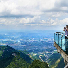 天门山玻璃栈道 景点模块