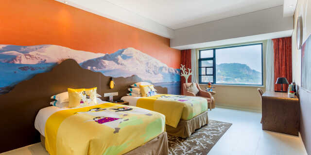 3人多套餐,家庭出游,企鹅主题亲子酒店,海洋王