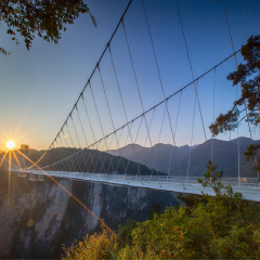 张家界大峡谷玻璃桥 景点模块