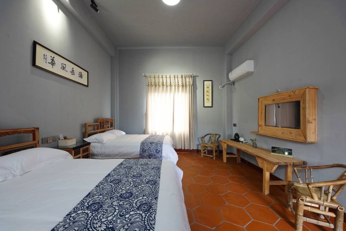 观海庭院双床房