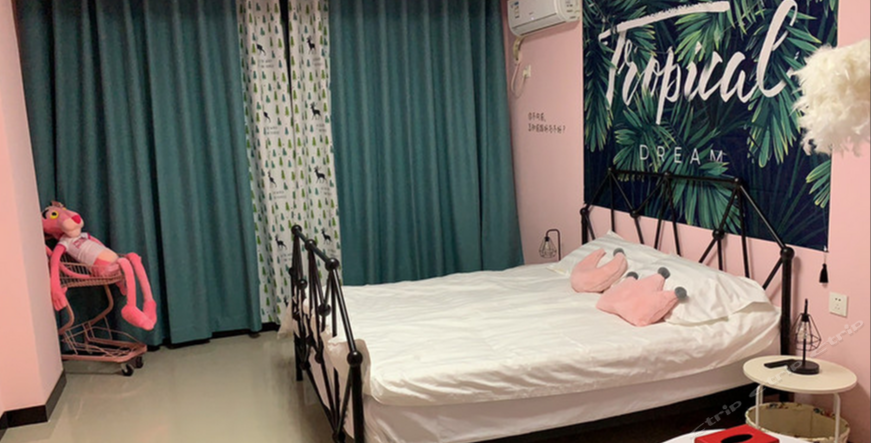 少女心ins风浪漫大床房