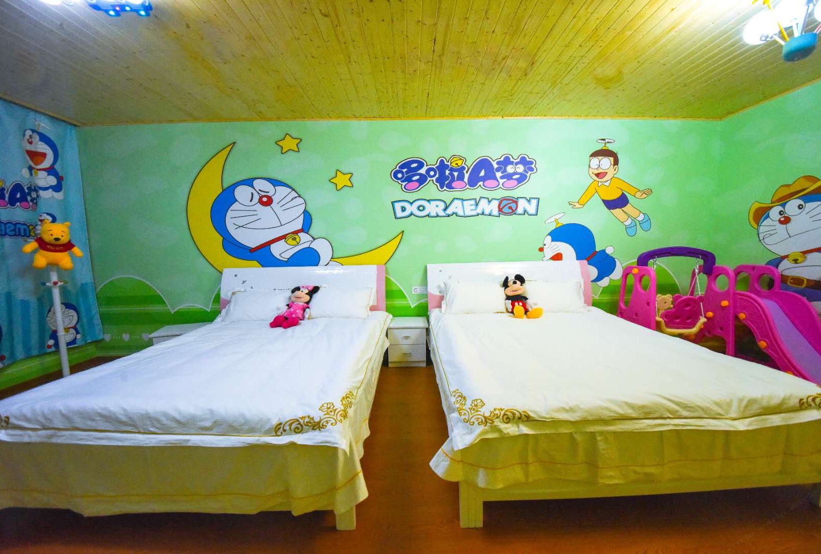 哆唻A梦主题双床房