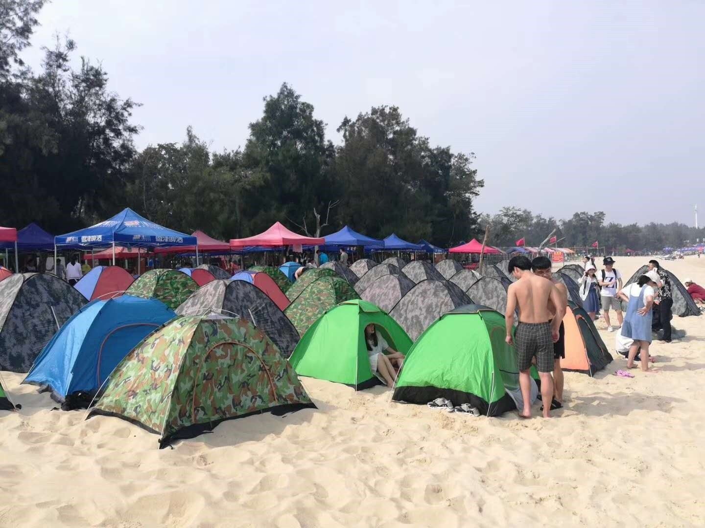 三人帐篷房