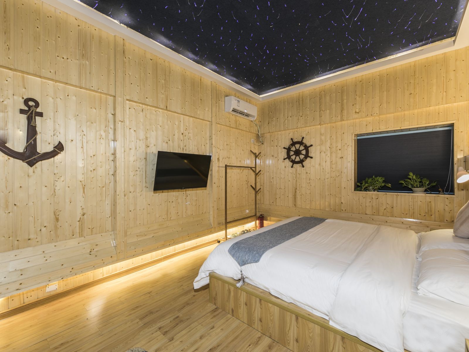 船屋主题星空大床房