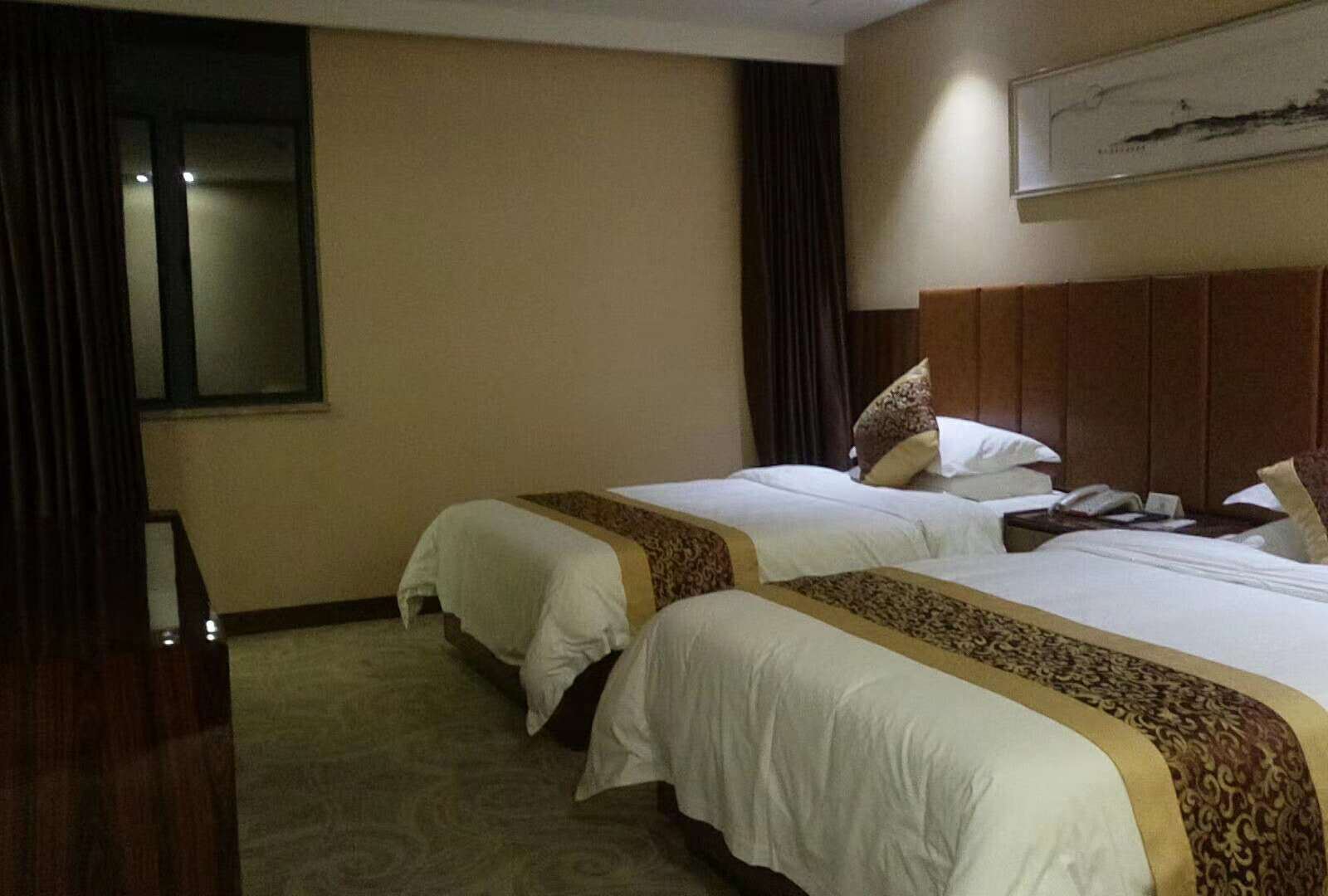 内景双床房