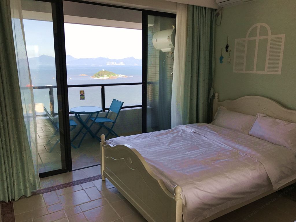 一线情归大海海景主题单房双床