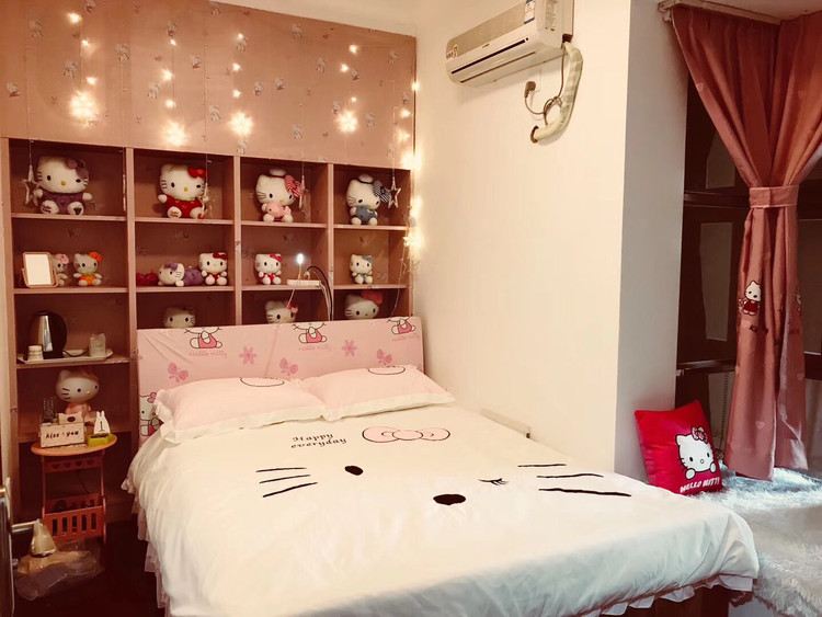 hellokitty主题大床房