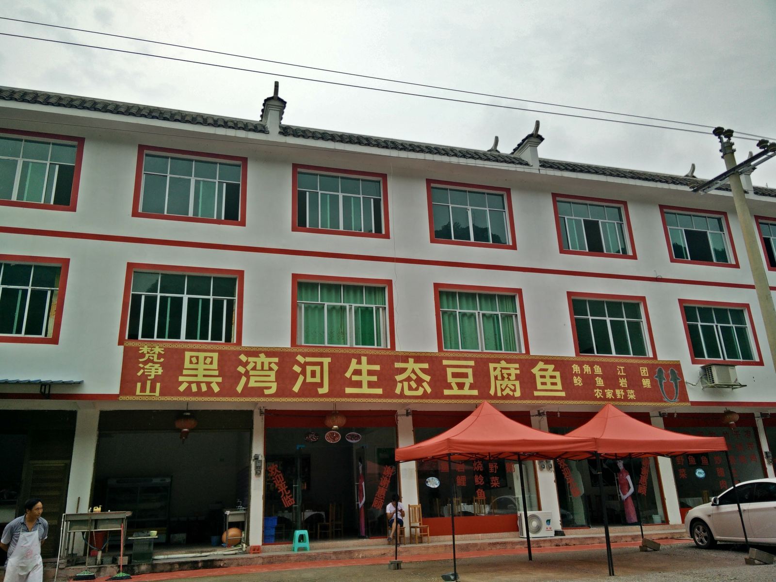 江口梵净山黑湾河生态豆腐鱼