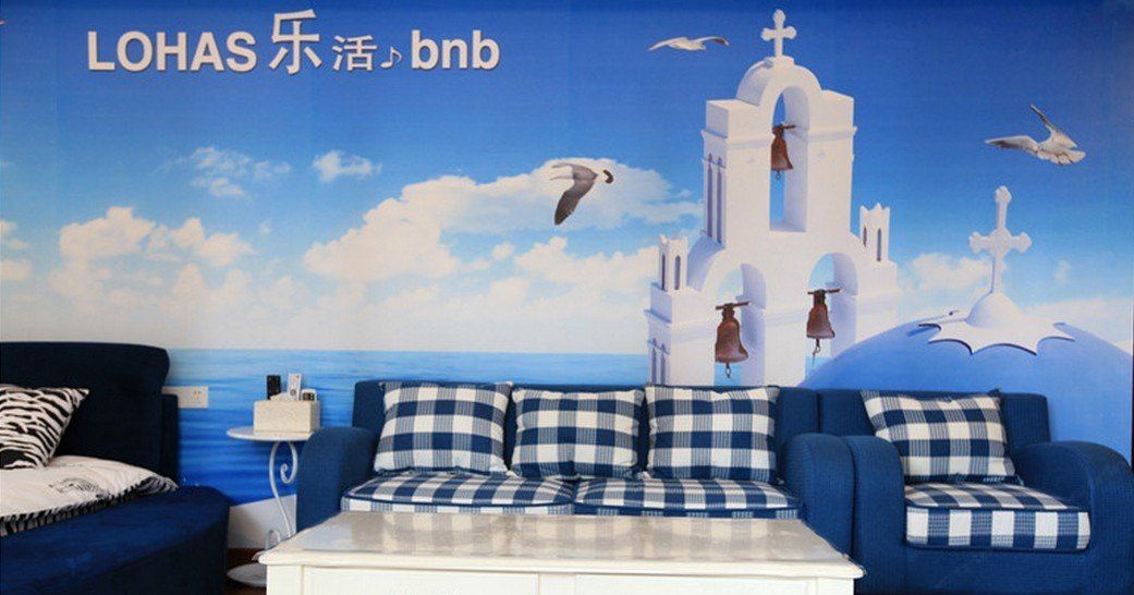 地中海超大圆床房