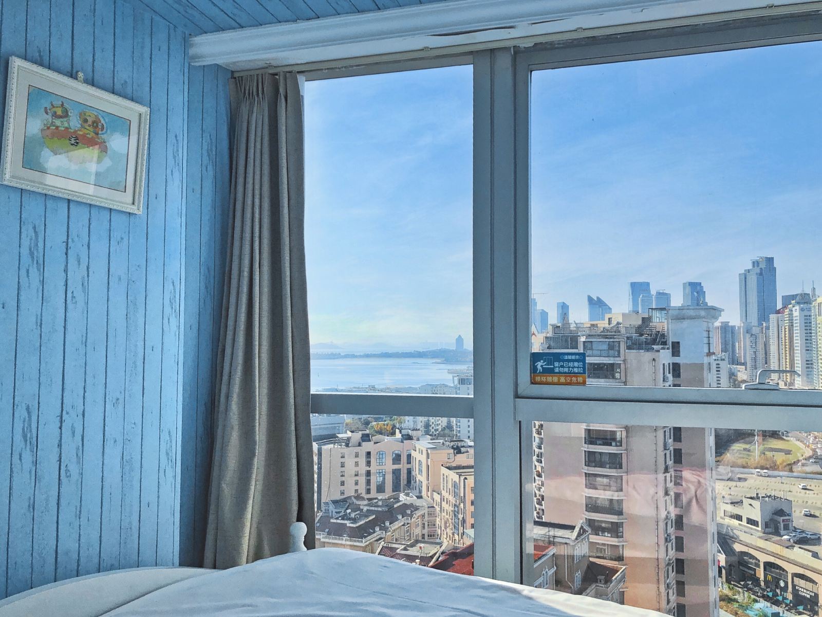 观海双卧海景套房