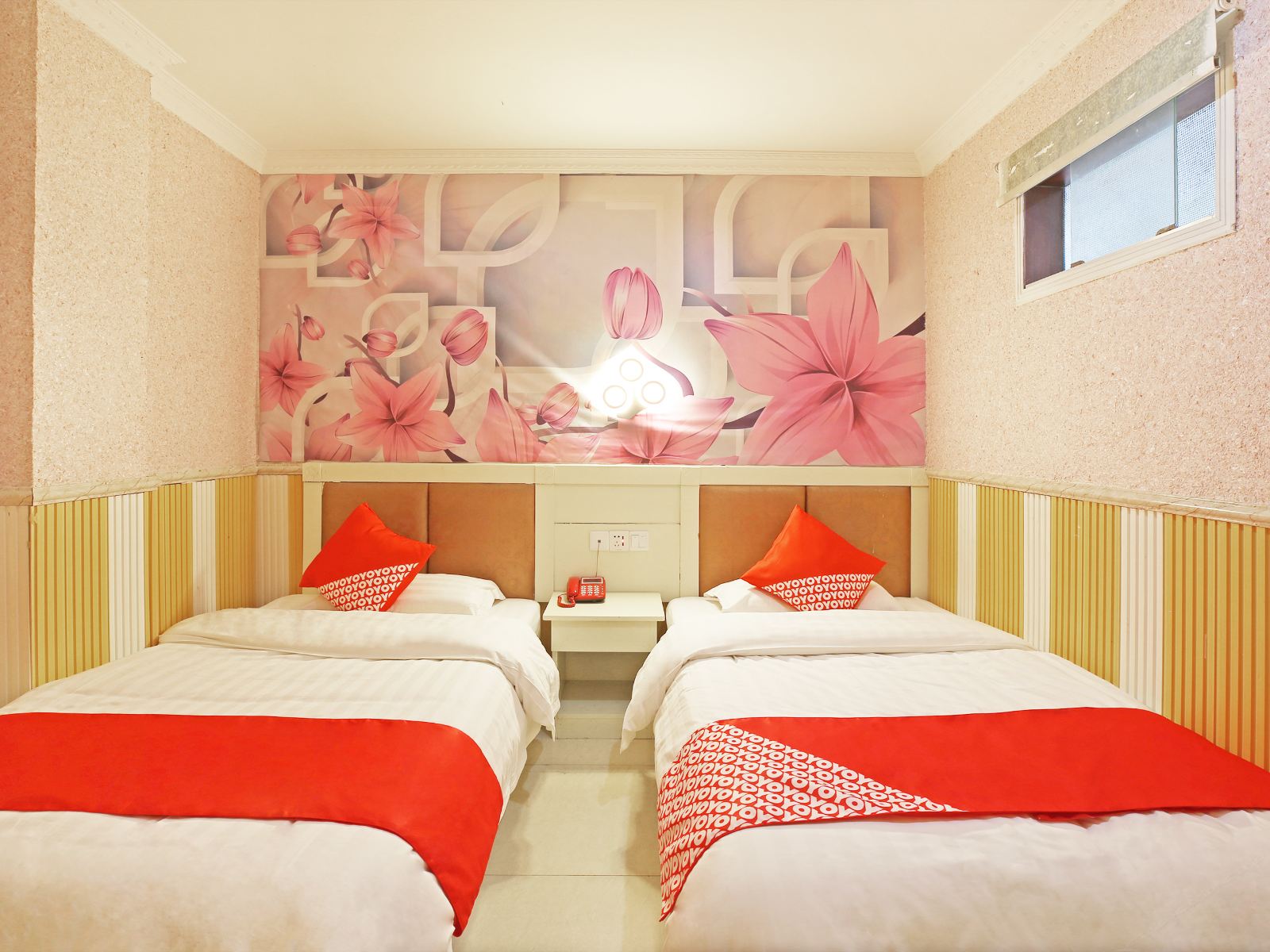 标准双床房(公共卫浴)(无窗)