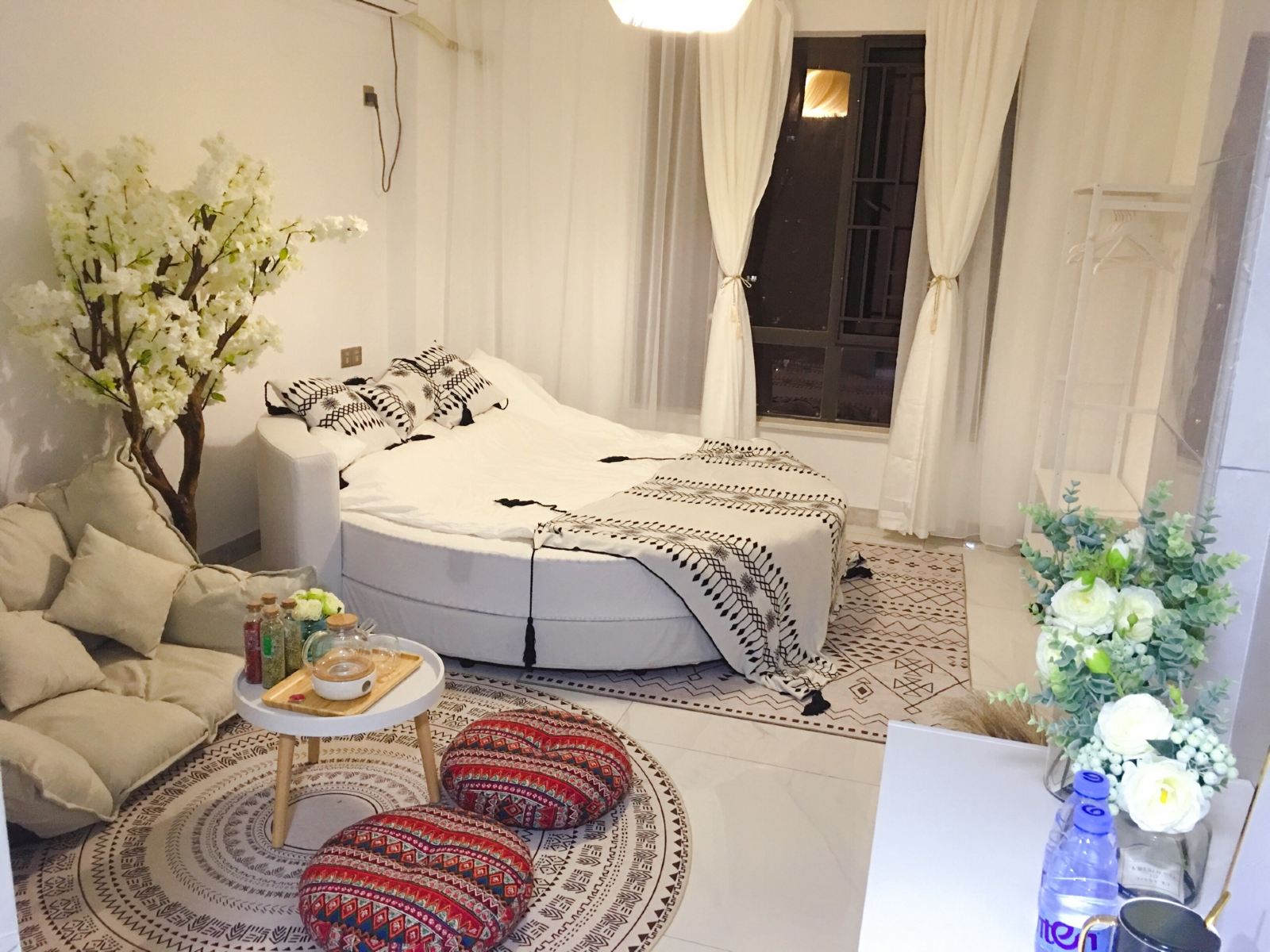 唯美摩洛哥浪漫圆床房