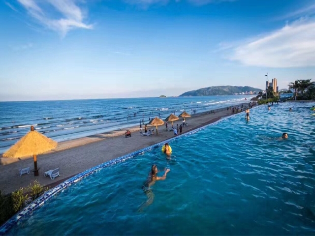 惠州双月湾2日游宿惠州享海温泉度假酒店海景房,含自助早,畅享私家