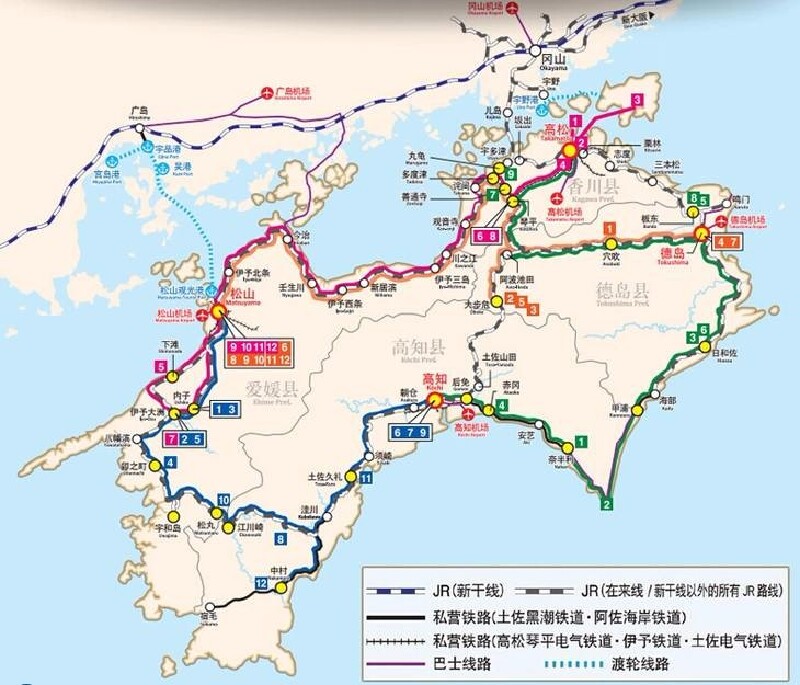 像是跌进了秘境之地:环游日本四国
