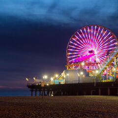 Santa Monica Pier Pacific Roller Coaster II