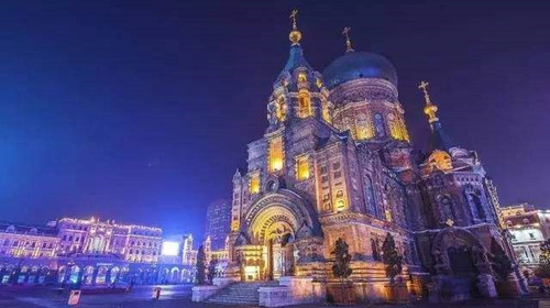 索菲亚教堂-中央大街-俄罗斯风情小镇-冰雪大世