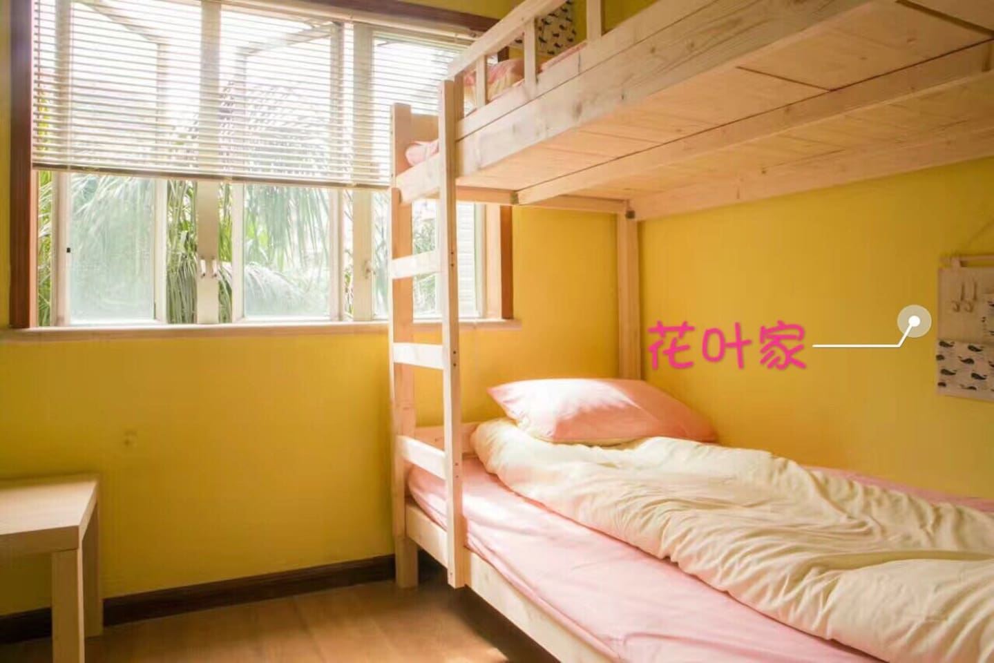 女生粉色四人床位间(床位)