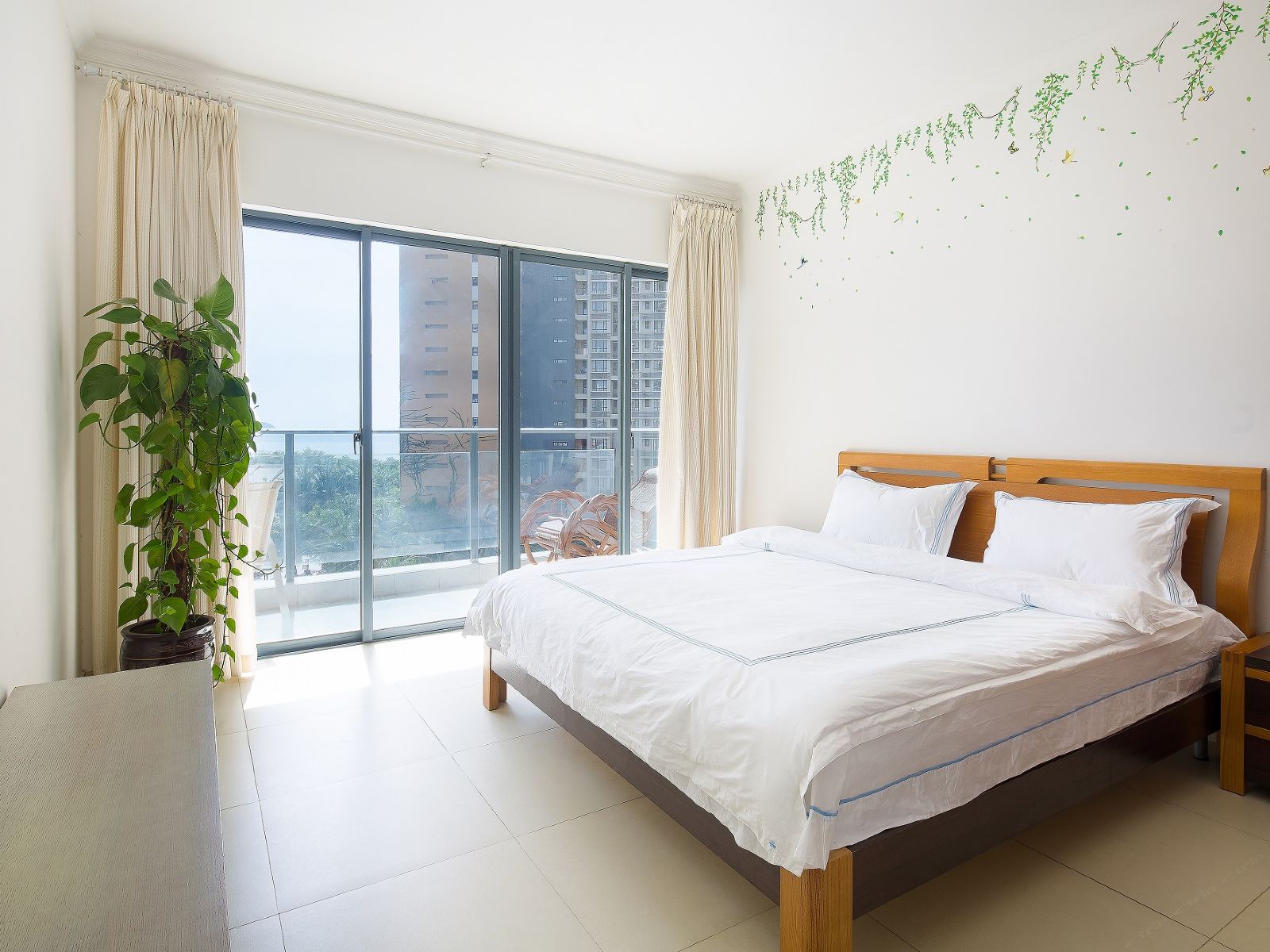 零压睡眠阳台海景两房