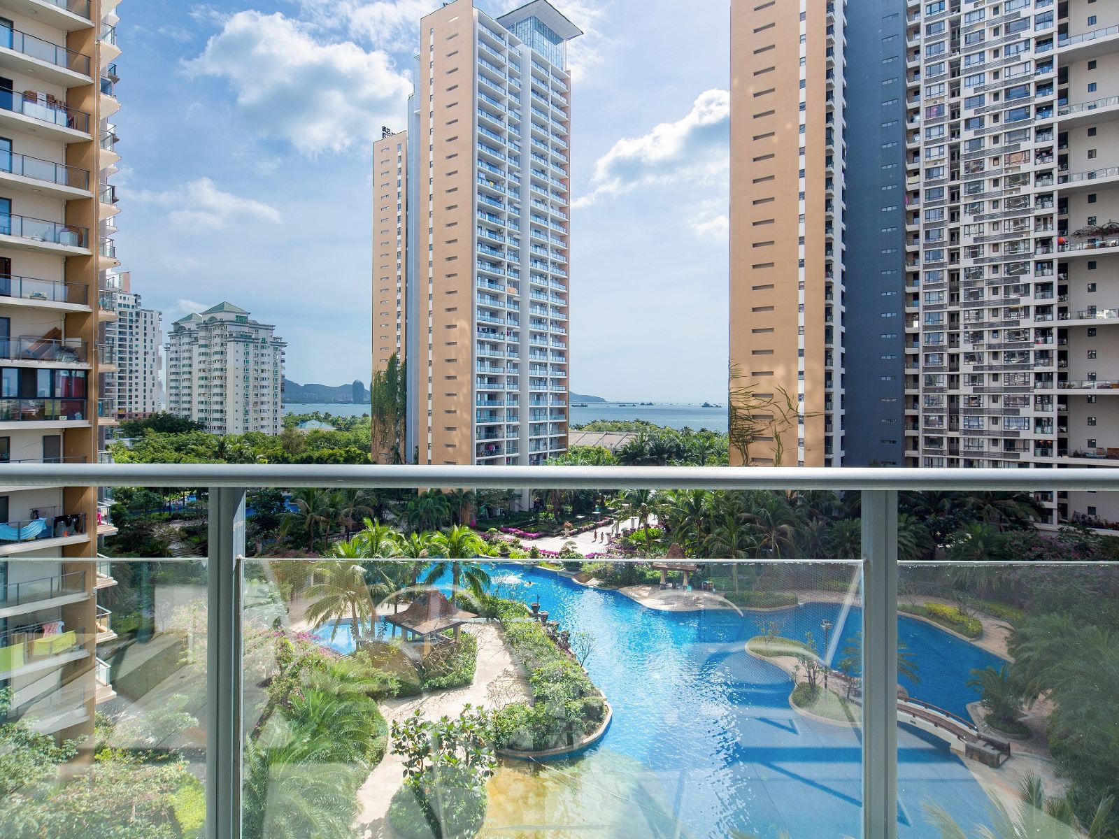 零压睡眠阳台海景两房