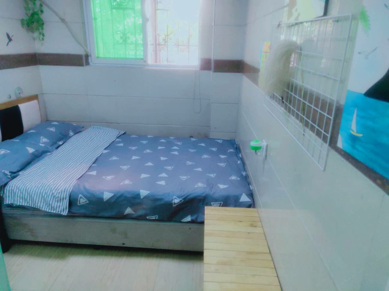 黑白格子简约大床房