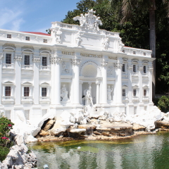 European architectural style ,Mini Siam , Pattaya ,Thailand.