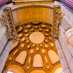 Palace of Fine Arts,  Marina District of San Francisco, California. U.S. National Register of Historic Places, 
U.S. Historic district, San Francisco Designated Landmark 88