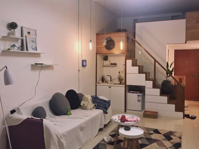 情侣loft大床房