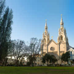Wonderful architecture of Saints Peter and Paul Church San Francisco