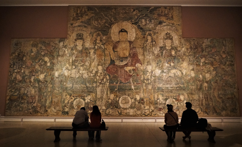 巨幅佛教壁画—药师经变图