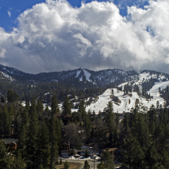 Aerial Bear Mountain Ski Resort