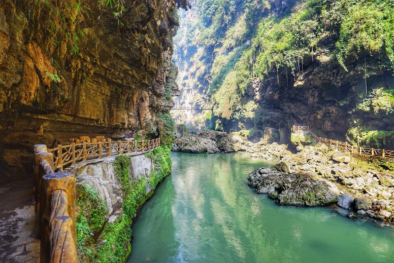 马岭河峡谷            