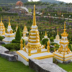 Landscape tropical park of Nong Nooch in Pattaya, Thailand