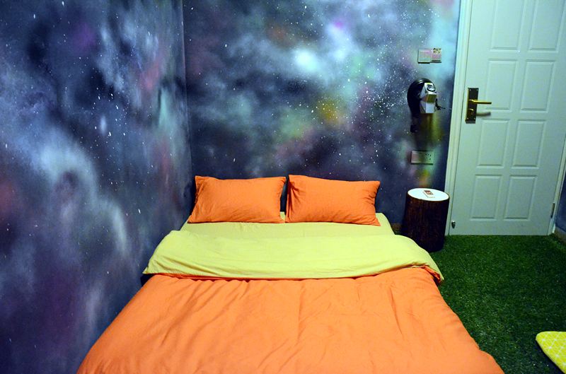 星空绿野主题房