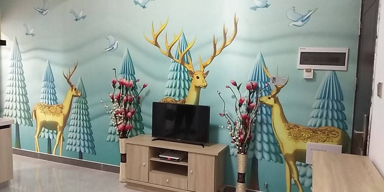 北欧麋鹿全屋定制主题套房