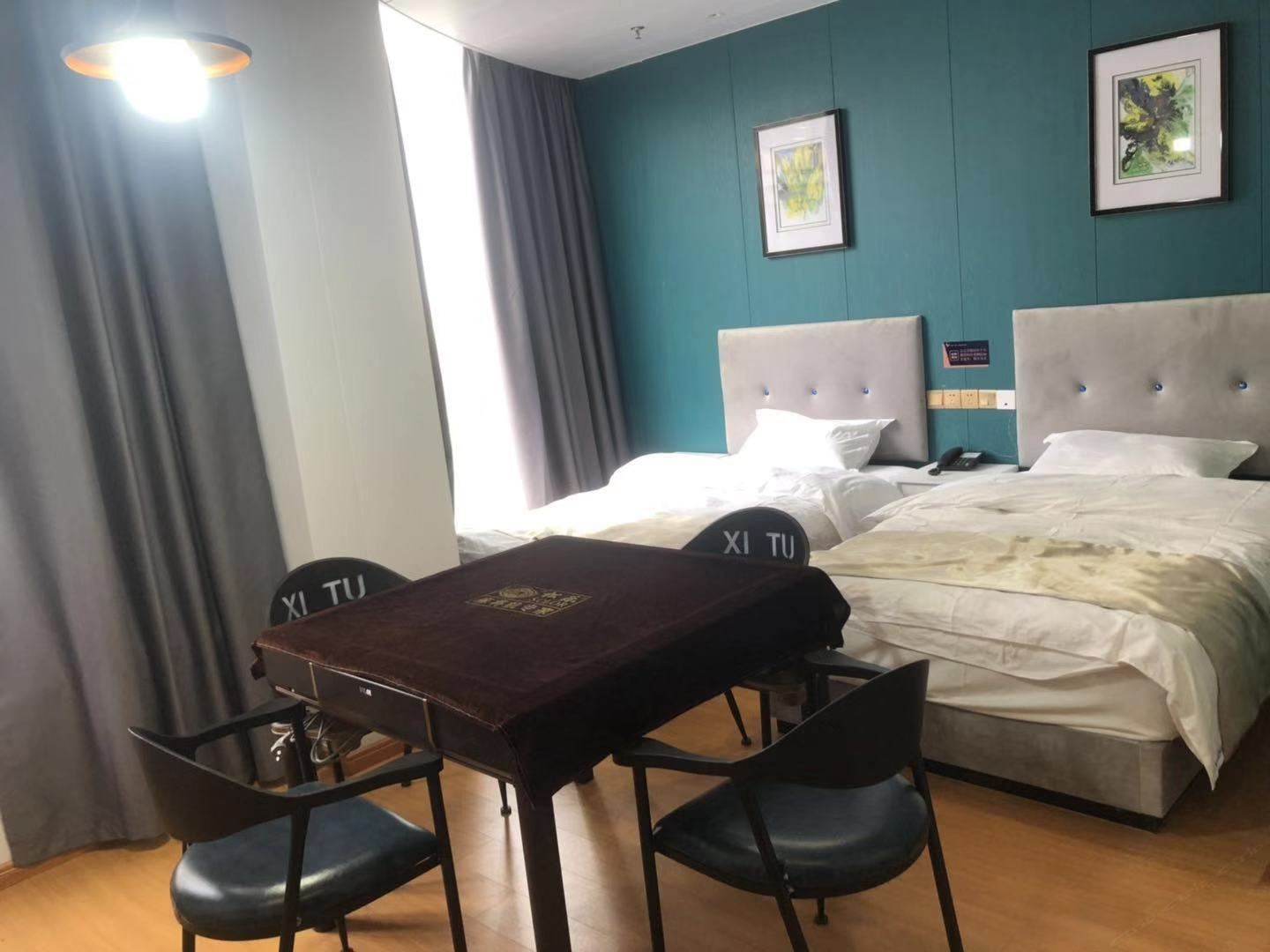 棋牌双床房