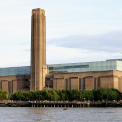 Tate Modern (the disused Bankside power station) London, England, UK, Europe in the late afternoon