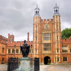 The famous  Eton College, Windsor, United Kingdom