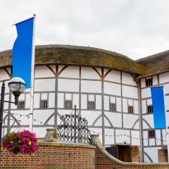 The Shakespeare Globe Theatre in London. England, UK
