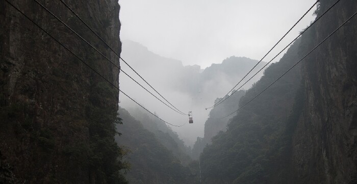 神仙居峡谷索道