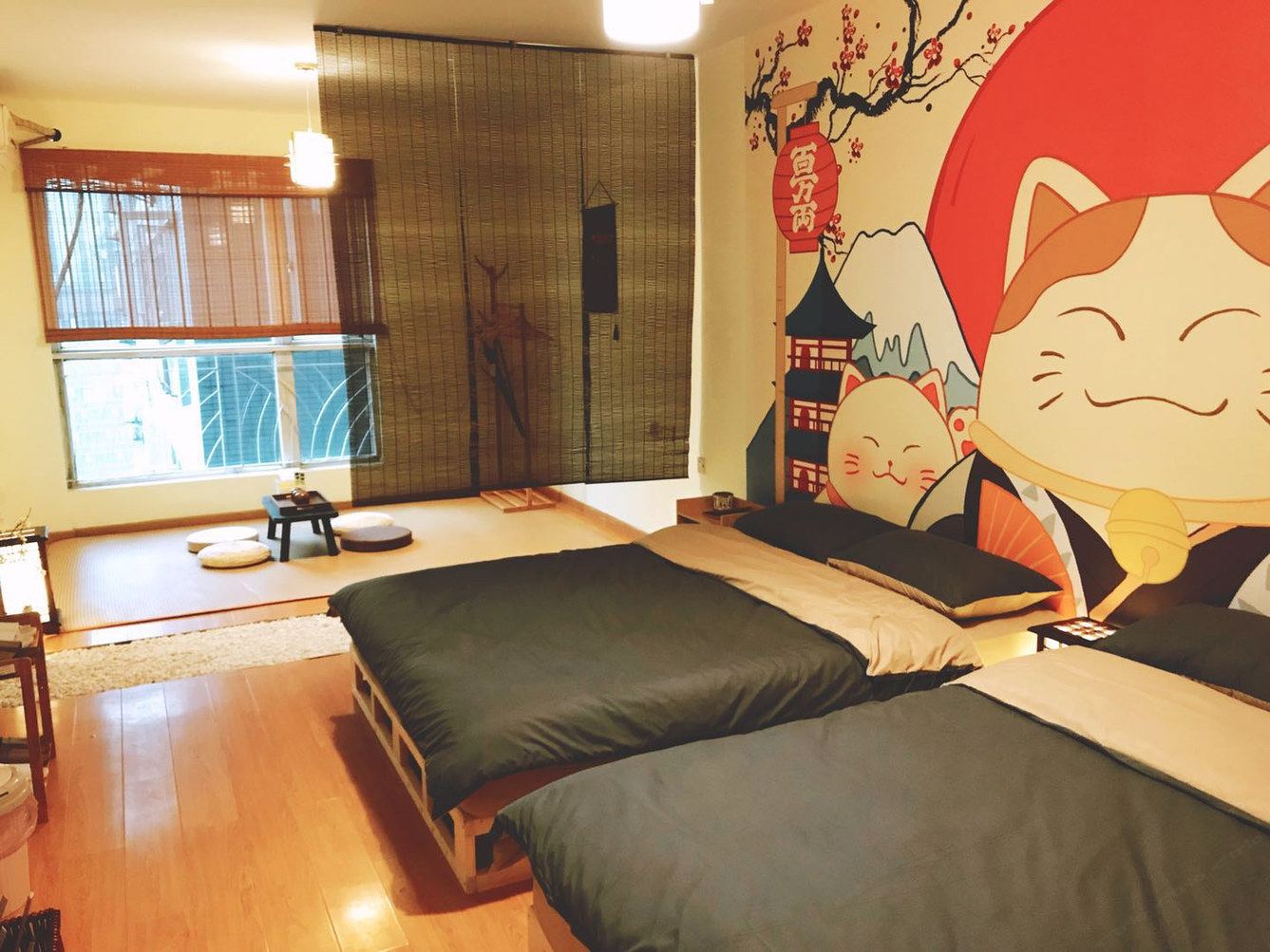 双床房